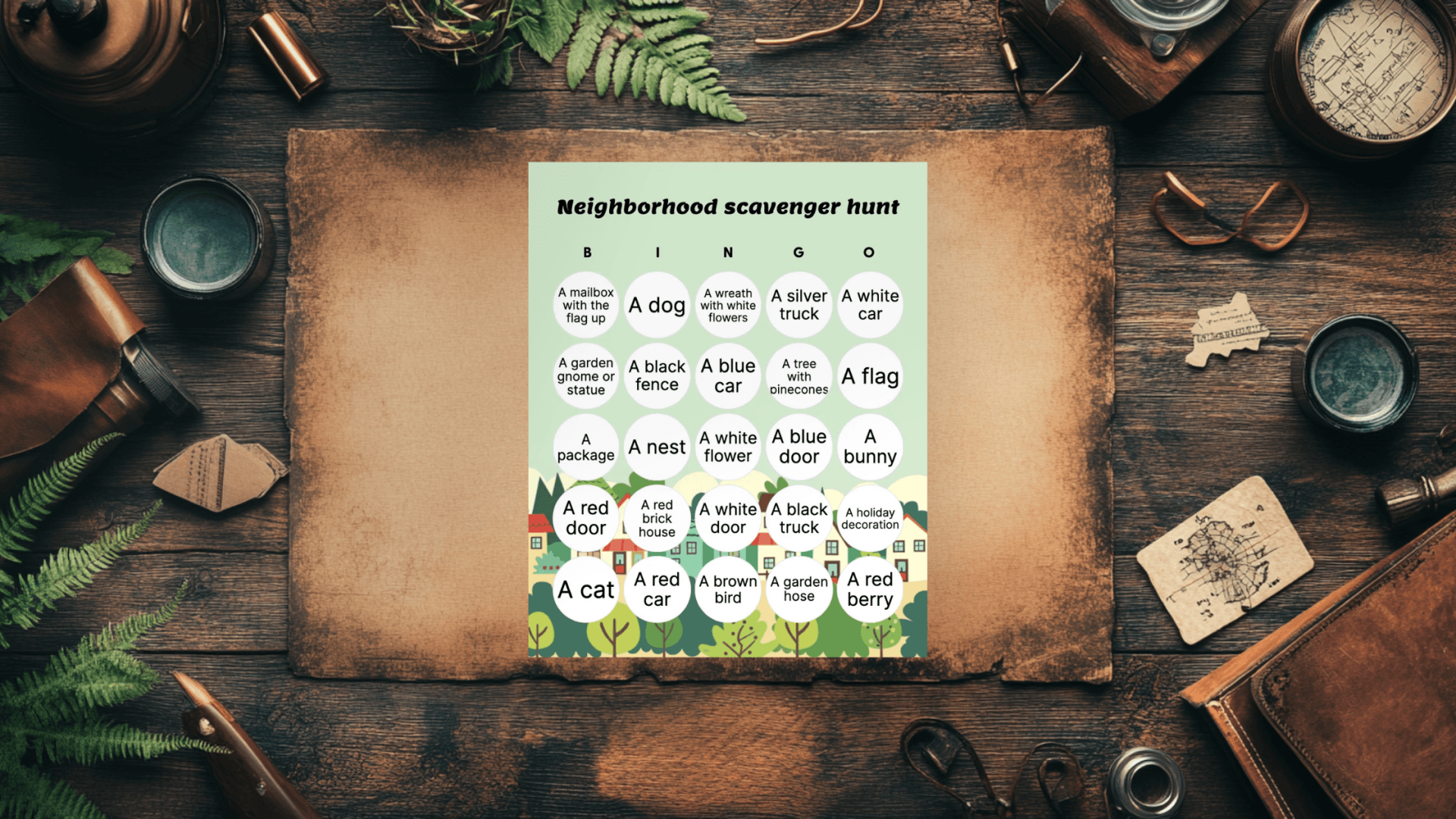 neighborhood bingo
