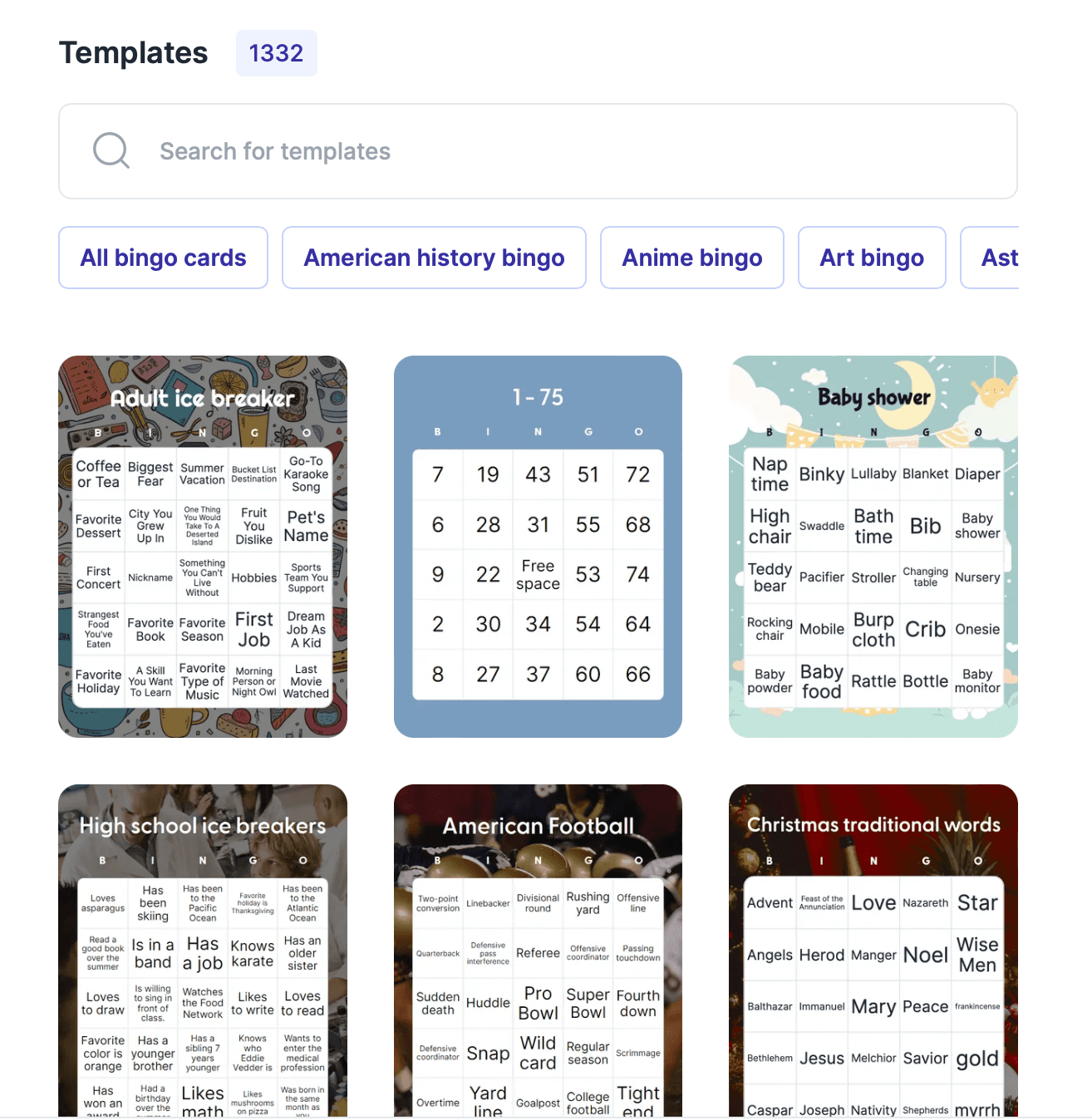 card templates