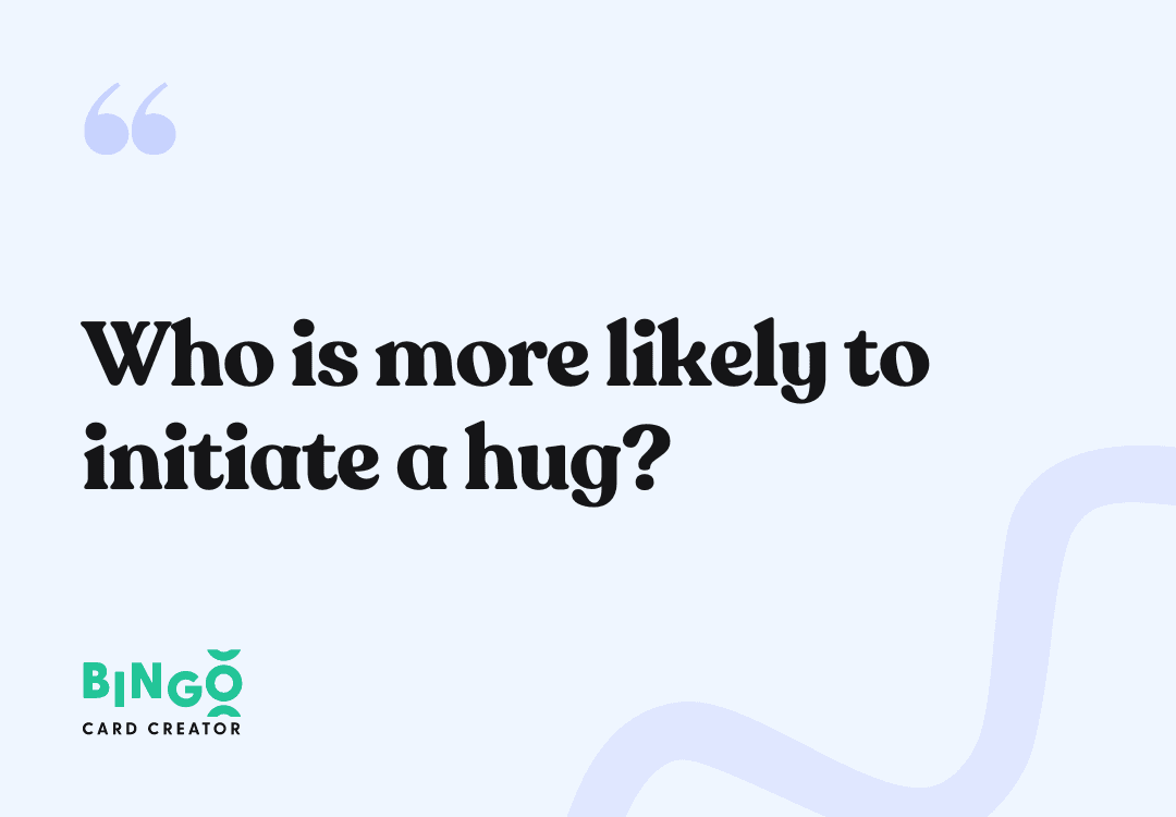 initiate a hug